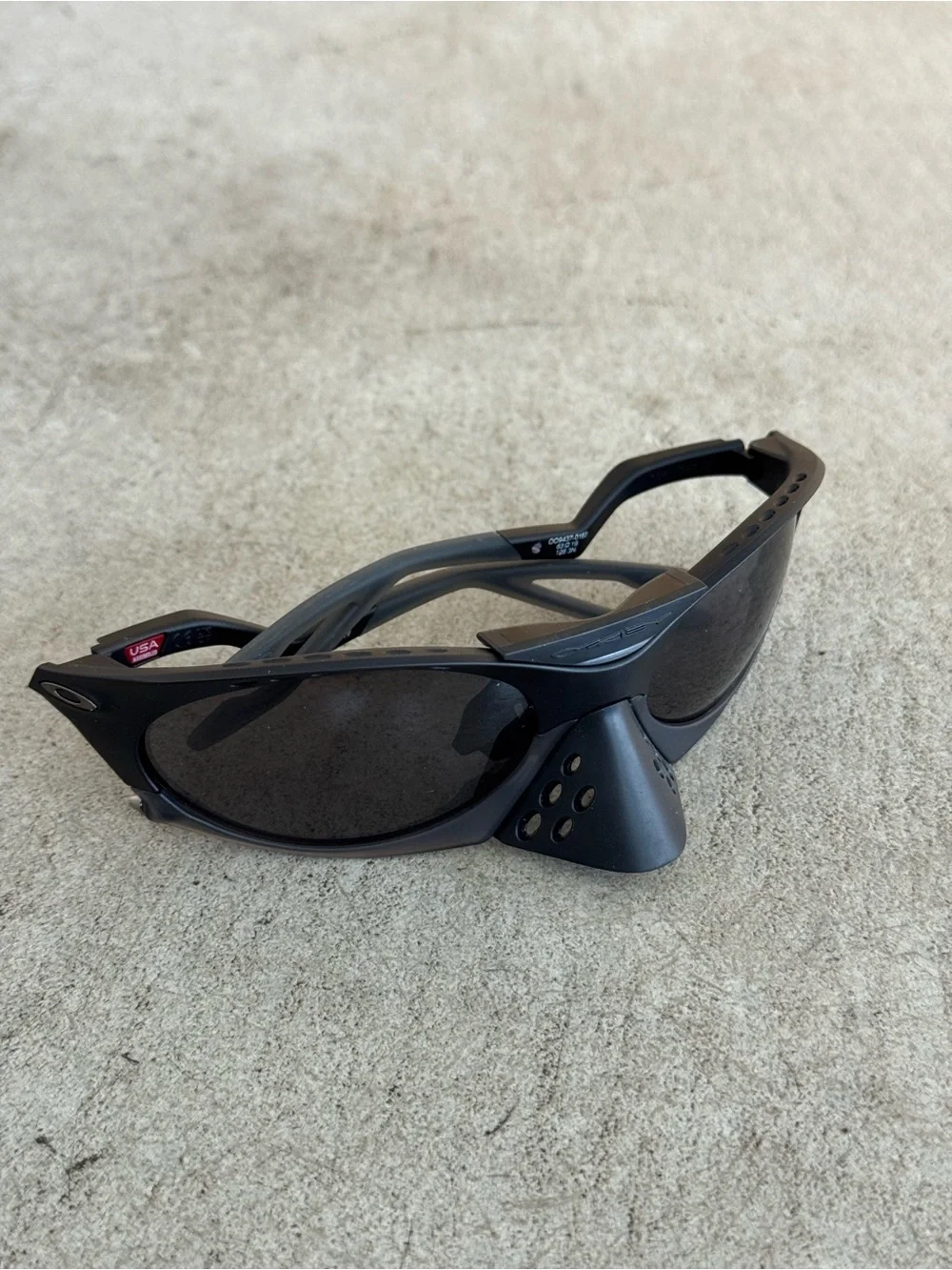 Oakley Black Sunglasses with Removable Nose Guard